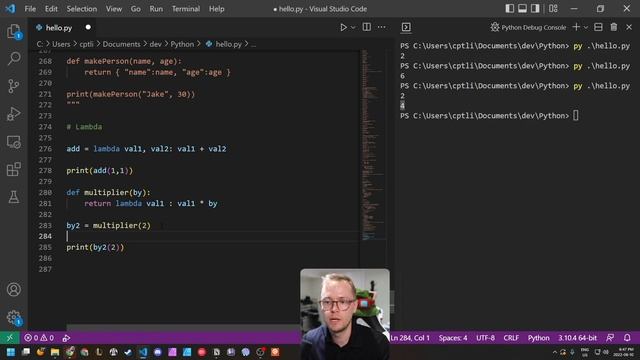 Lambda Functions | Intro to Coding Pythonx смотреть онлайн