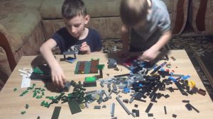 ЛЕГО МАЙНКРАФТ/ НИКИТА и РОМА СТРОЯТ ДЕРЕВНЮ / ЧТО ПОЛУЧИЛОСЬ? / VILLAGE LEGO MAINKRAFT