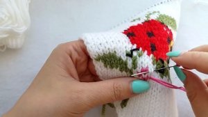 Следки на двух спицах подробный мастер класс