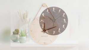 Часы настенные из дерева - Оригинальные идеи своими руками