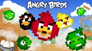 Angry Birds Theme 8 Bit Version