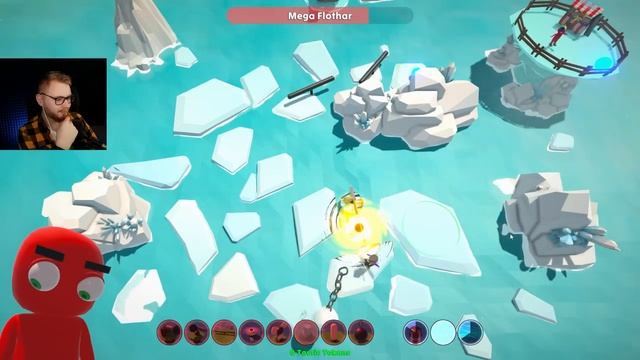 ZAMIENIŁEM SIĘ w OGROMNEGO BOGA ABY ICH POKONAĆ - Topple Tactics смотреть онлайн