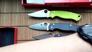Много версий Spyderco c81,paramilitary 2.Китай.