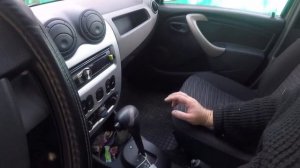 Renault Logan горит индикатор спирали на панели. Рено Логан Автомат.