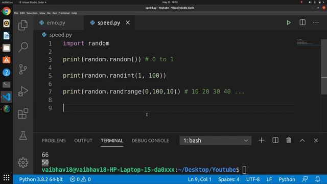Random module in Python | Python Script