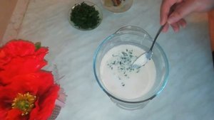 Курица в майонезном соусе.