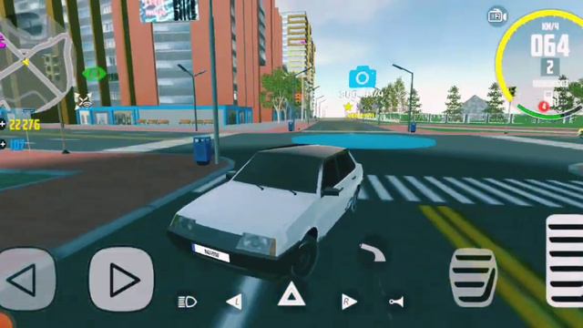 Что будет если тебя поймают на ВАЗ 2199. Симулятор Автомобиля 2 смотреть онлайн