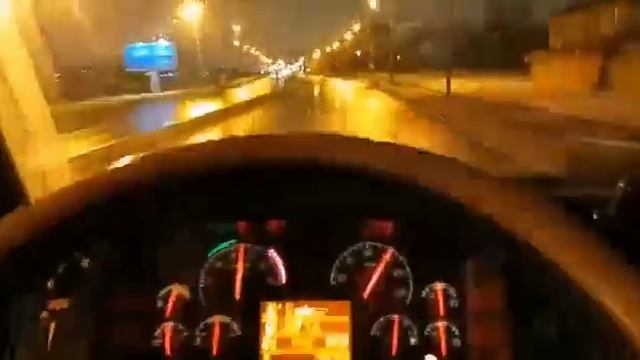 На фуре по ночному городу Санкт-Петербург. Ночной Дальнобой смотреть онлайн
