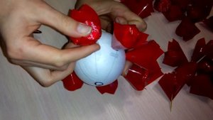 Вишня из конфет своими руками. Пошагово. МК / Cherry from the candy. DIY