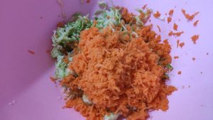 Оладьи из кабачков с морковью без муки
