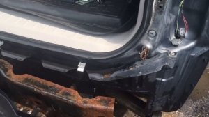 Инфинити Qx56/Как снять задний бампер.