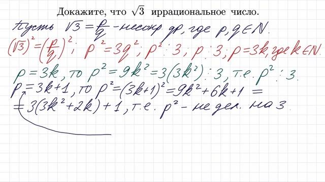 Иррациональность sqrt3