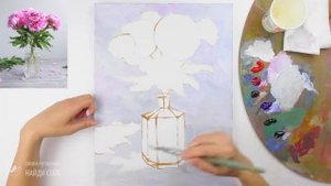 ? Цветы маслом. Как писать пионы. Как рисовать маслом. Цветы мастихином маслом. Часть 1. Найди себя