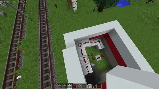 как построить жд переезд в Майнкрафт 1.12.2 смотреть онлайн
