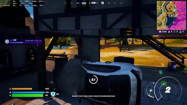 Fortnite | RTX 3080 + Ryzen 7 5800X3D | 1440P | DX11 | High Settings + TSR ON смотреть онлайн