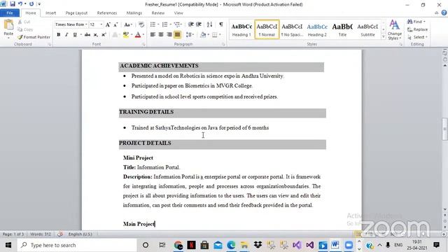 How to Prepare Java resume 0 to 5 years Exp смотреть онлайн