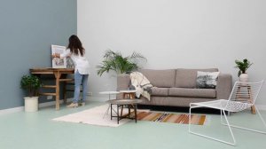 Love Life Marmoleum styling van een woonkamer met Marmoleum