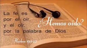 ¿HEMOS OÍDO? HECHOS 19:5-6