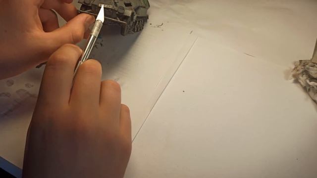 Сборка модели Sd. Kfz. 251/3 Ausf. B "Ханомаг" | Часть 3. Покраска и везеринг.