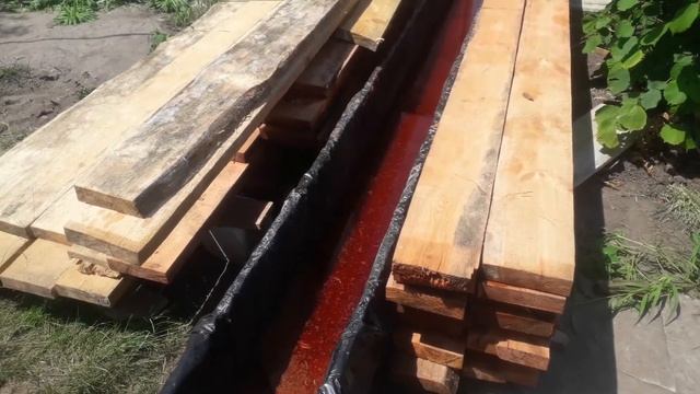 как пропитывать доску, обрешотку смотреть онлайн