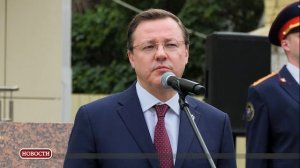 Открытие памятника прокуратуры Губернатор