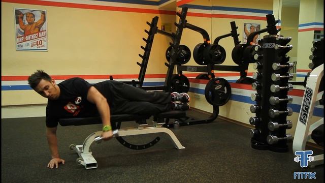 Махи через сторону лежа на скамье смотреть онлайн