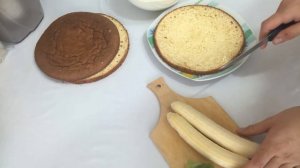Торт с бананами. Выпечка с бананом от Ивана!