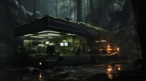💿👽Outpost XTAL-11 [SCI-FI Ambient] OUTPOST in the forest Ambience