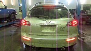 FX35 тюнинг задней оптики