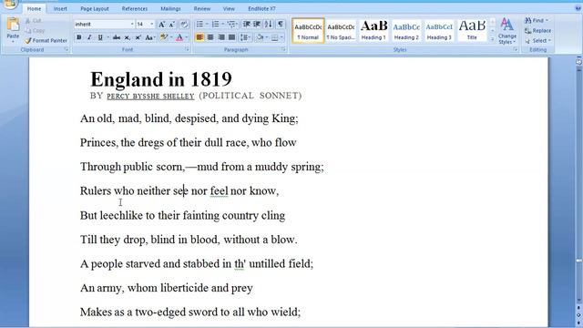 England in 1819 by P B Shelley in Urdu/ Hindi (Evils of Politics) смотреть онлайн