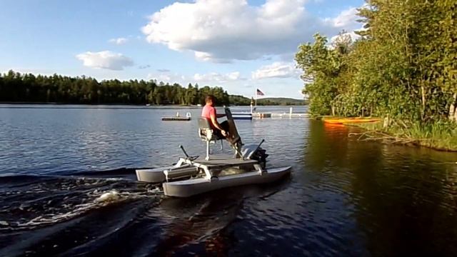 Pedal Boat Water Bike TAVO TURBO P-2 electric www.TAVOline.com смотреть онлайн