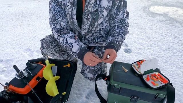 Ловля окуня на комбайн в заливе Пярну. смотреть онлайн