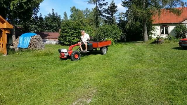 Мотоблок МТЗ-09Н после ремонта. смотреть онлайн