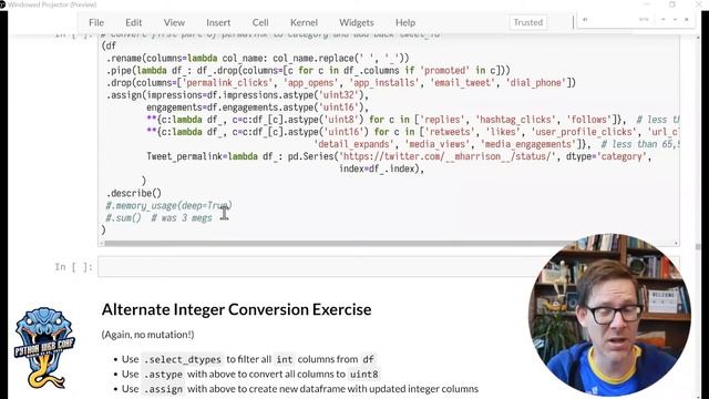 Tutorial: Idiomatic Pandas by Matt Harrison смотреть онлайн