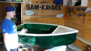 Как сделать одноместную лодку для рыбалки из фанеры 3 завершение