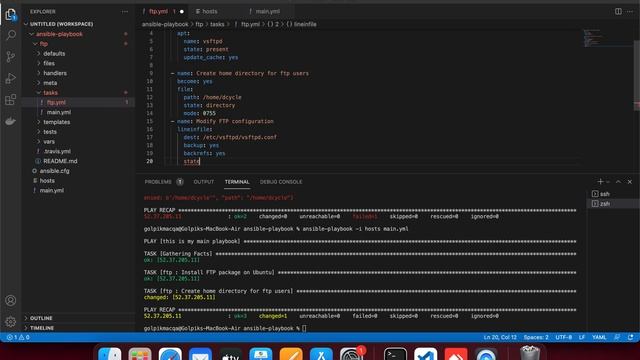 How to install ftp ubuntu | Ansible #2