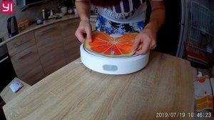 Как приклеить наклейку на Робот пылесос Xiaomi Mi Robot Vacuum Cleaner