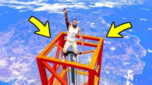 ЗАБРАЛСЯ НА САМУЮ ВЫСОКУЮ ВЫШКУ В НЕБЕСА И СПРЫГНУЛ С НЕЁ В ГТА 5 МОДЫ! ОБЗОР МОДА в GTA 5 ВИДЕО