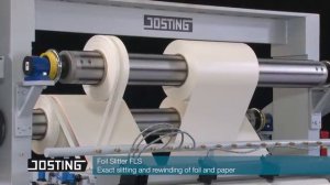 JOSTING FLS, резка рулонных материалов на полосы