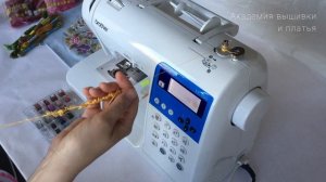 Вышивка на машинке - Намотка мулине на шпульку