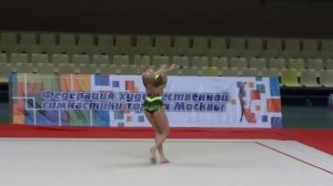 Яна Кудрявцева, булавы. ЧМ по художественной гимнастике на "Лавочкина".Финал,март 2015