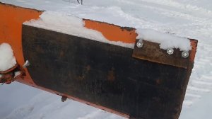 Чистка снега и небольшой обзор трактора Т-40.