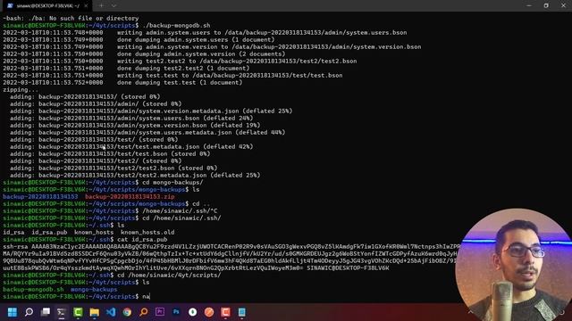 transfer mongo dump files as zip using ssh scp in a bash script - part 2 смотреть онлайн