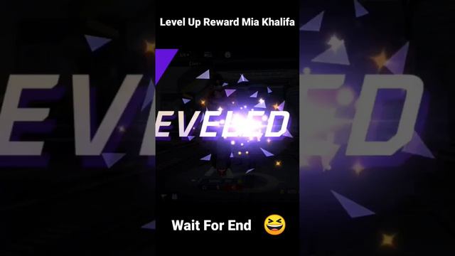 level up reward mia khalifa 😆/free fire level up reward/free fire short/viral short/India short/ff