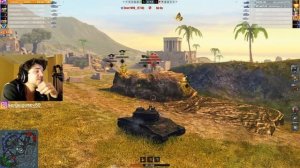 WoT Blitz - Как играть на БАТЧАТЕ ● Бой на ГАЙД без ошибок 8к+ - World of Tanks Blitz (WoTB)