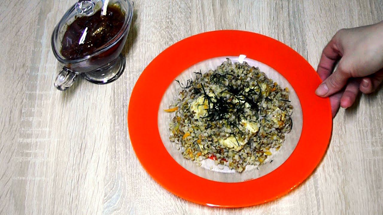 Ужин с гречкой :: Гречка с курицей и овощами :: гречневая каша ::  Как варить гречку