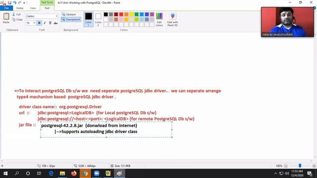 [Advance java]:Using PostgreSQL Working with large Objects Image,videos,Audio(04/12/2020) смотреть онлайн