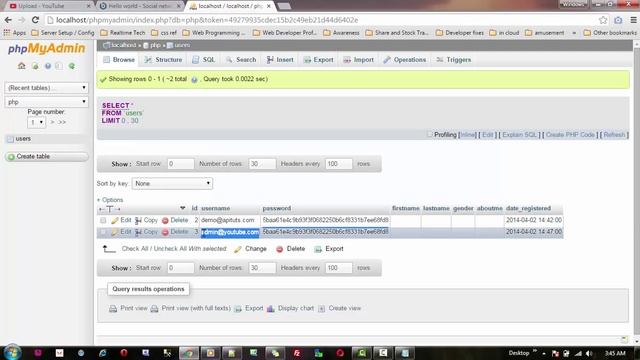 PHP Web Developer Lesson 3.1  Working with Myccount page