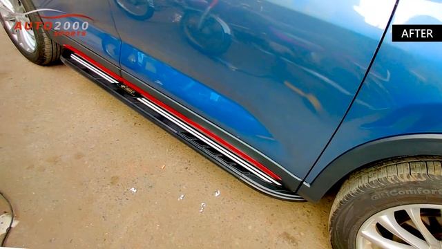 Changan Oshan X7 Side Steps & Window Visor installed By Auto2000Sports смотреть онлайн