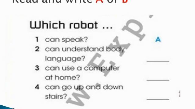 grade 4, lesson 10. Theme: Robots 1. Unit 8